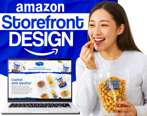 Amazon Storefront Design - Popcorn Product